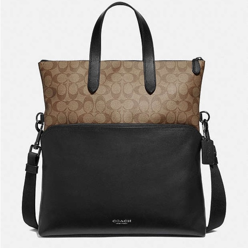 Coach Graham Foldover Tote  F72528 NWT Regular $550